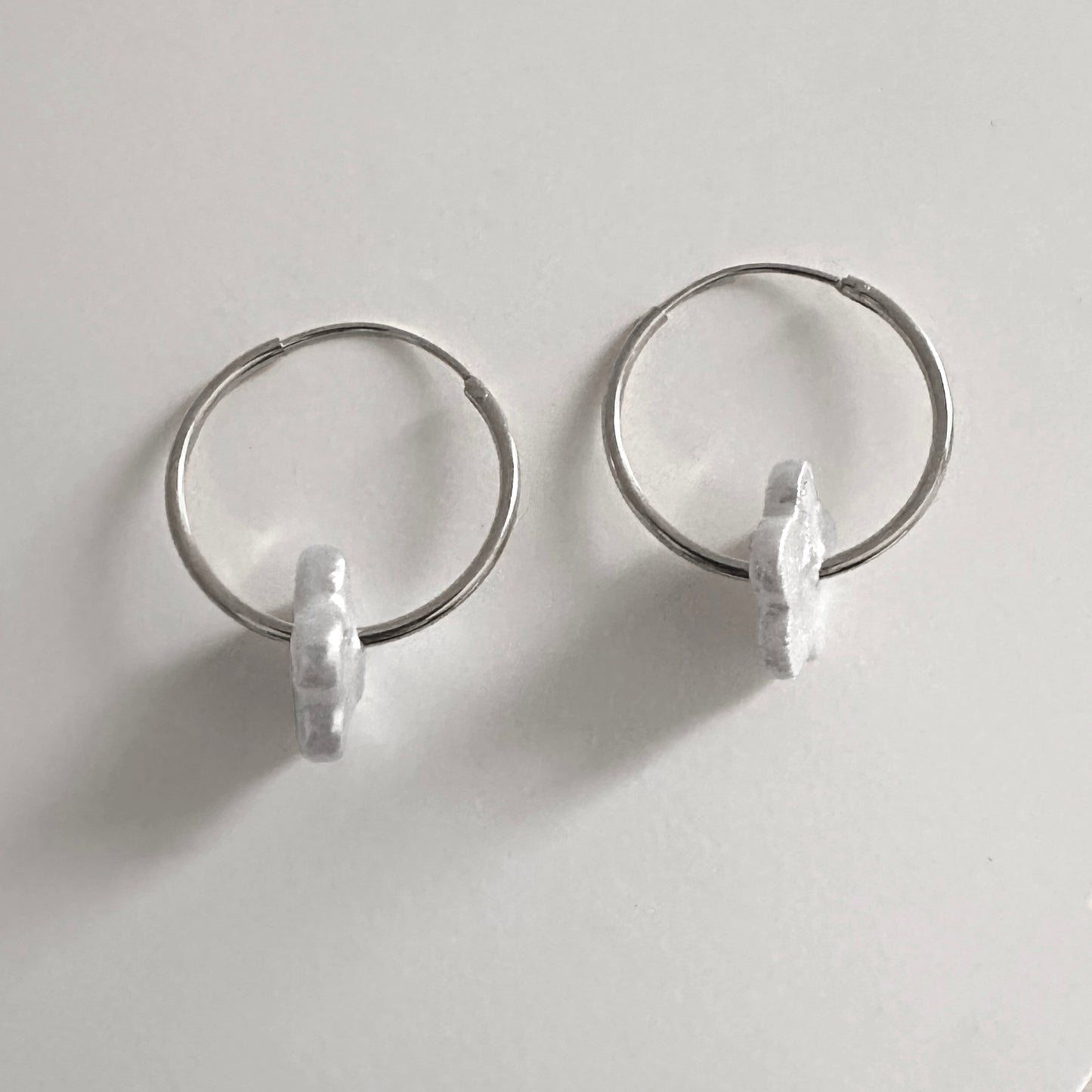 Cloud Hoop Earrings