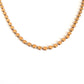 Flat Bead Chain Necklace