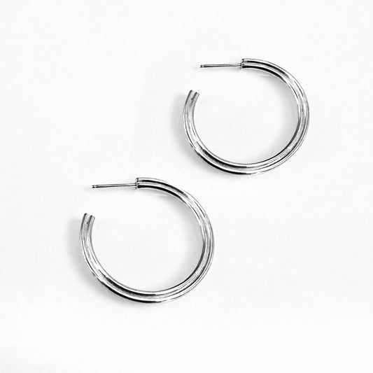 Heart Hoop Earrings