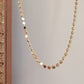 Flat Bead Chain Necklace